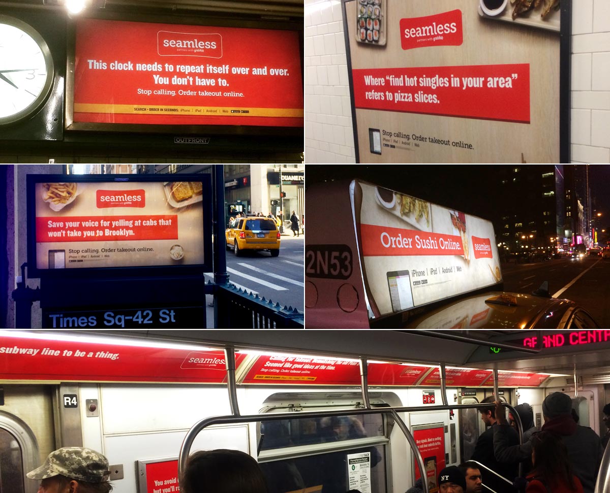 Seamless Out-of-home campaign.